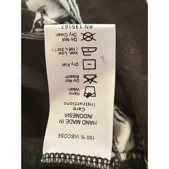 Motel XS Black Mini Skirt – Sun Moon Stars Print – Handmade – Viscose - Picture 7 of 7